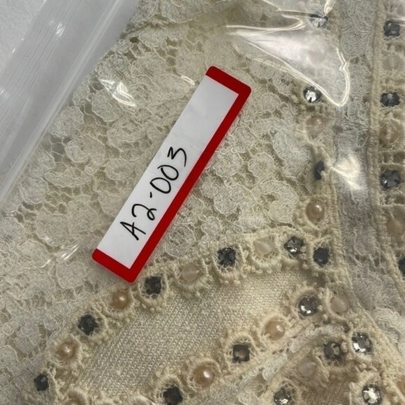 Vintage Tobi Califonia Top Size Small embellished with pearls and sequence - Picture 13 of 14